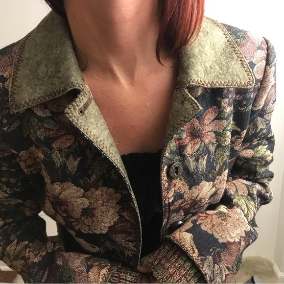 Philosophy Di Alberta Ferretti 90’s Romantic Tapestry Maxi Runway Rare Coat - Picture 8 of 16